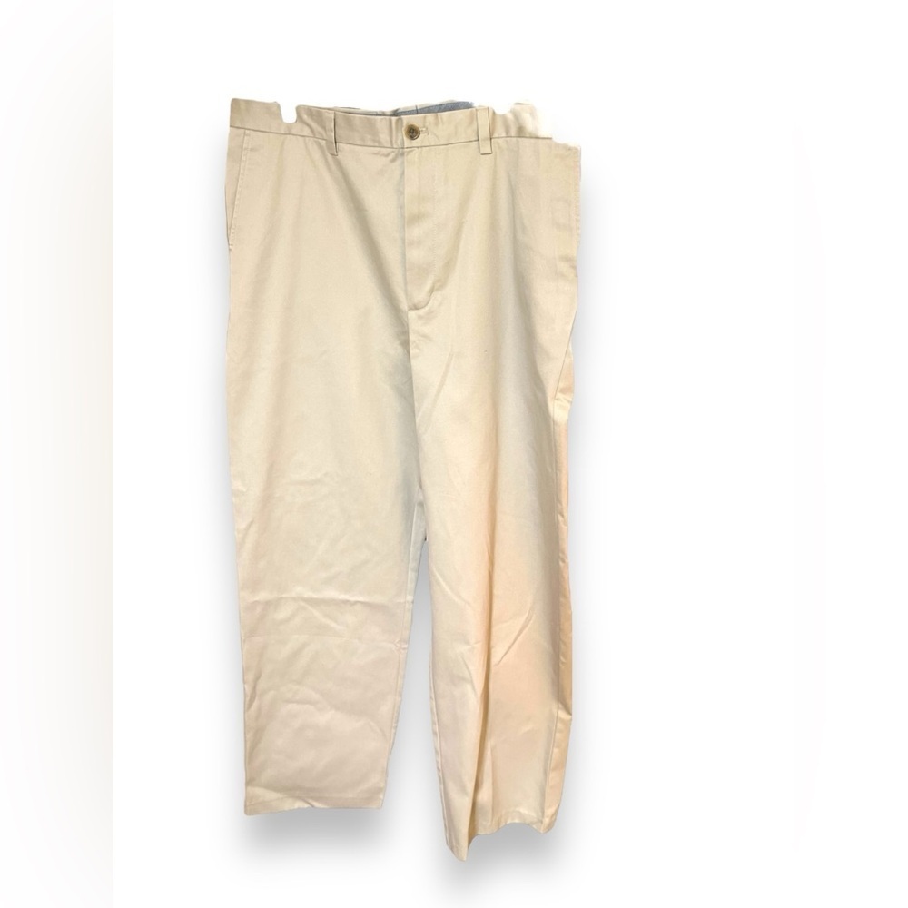 Nordstrom Khaki Wide Leg High Rise Pants 42x32 NWT Vintage